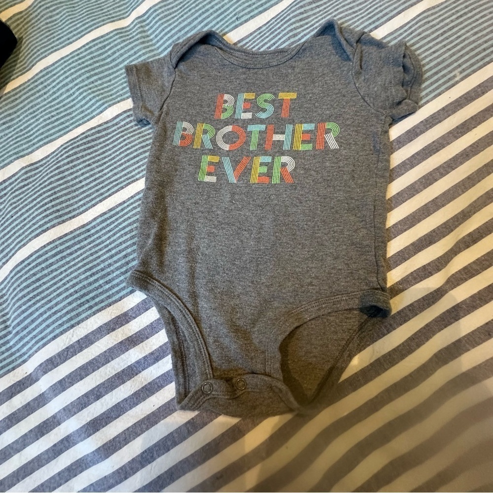 Best Brother Ever Baby Bodysuit 9M